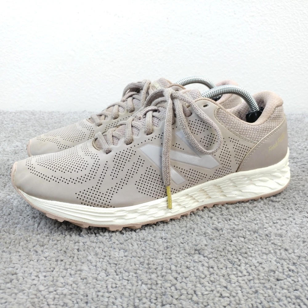 New Balance Fresh Foam Arishi Womens 7.5 Running Shoes Beige Pink WARISL01